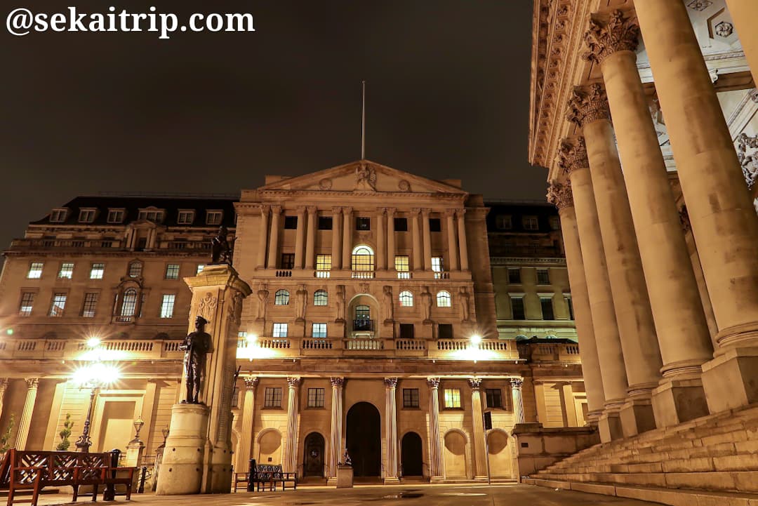 ロンドンのイングランド銀行（Bank of England）