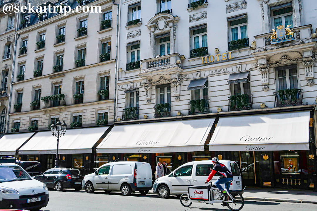 パリのカルティエ（Cartier）本店