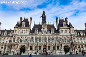 パリのパリ市庁舎（Hôtel de Ville）