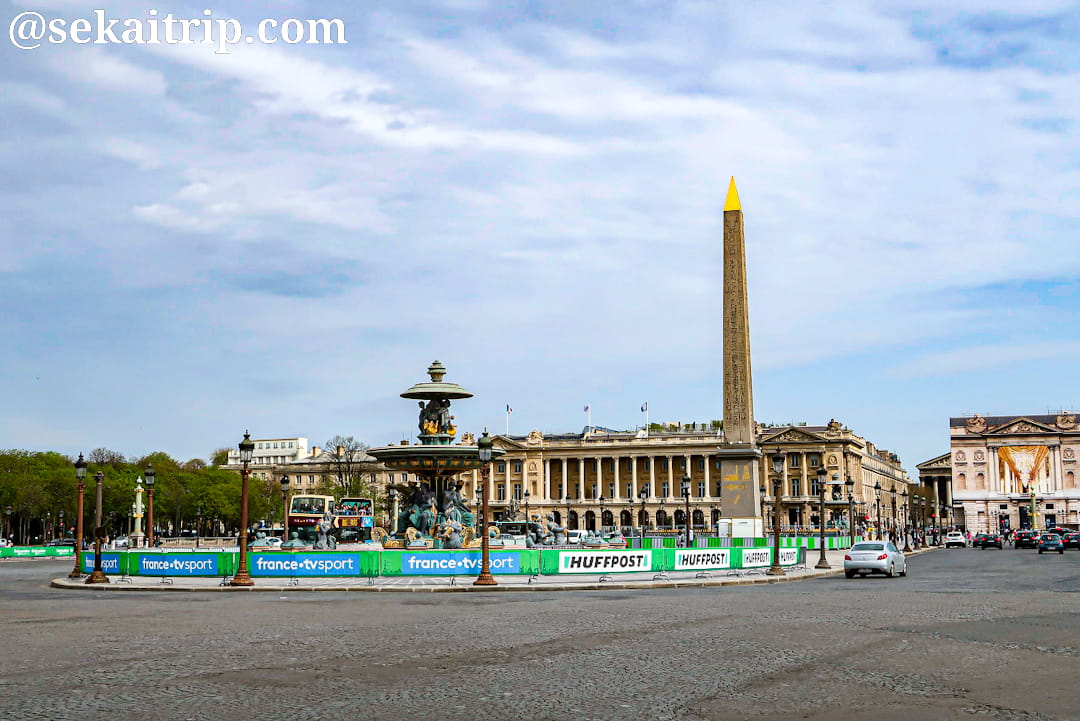 パリのコンコルド広場（Place de la Concorde）