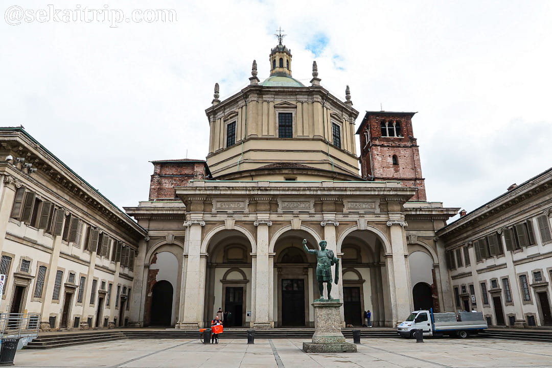 イタリア・ミラノのサン・ロレンツォ聖堂（Basilica San Lorenzo Maggiore）