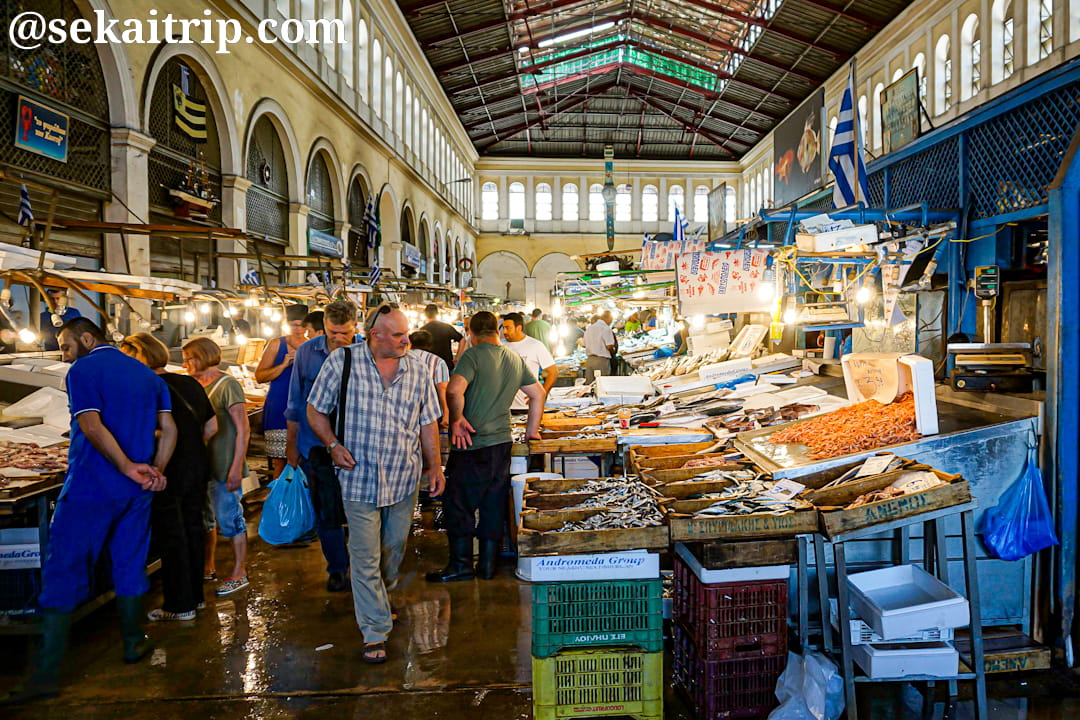 ギリシャ・アテネの中央市場（Central Market）