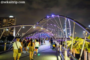 シンガポールのヘリックス橋（Helix Bridge）