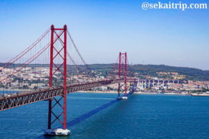 ポルトガル・リスボンの4月25日橋（Ponte 25 de Abril）