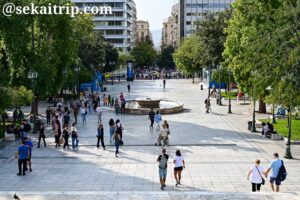 ギリシャ・アテネのシンタグマ広場（Syntagma Square）