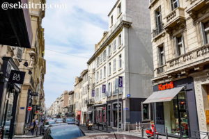 マルセイユのパラディ通り（Rue Paradis）