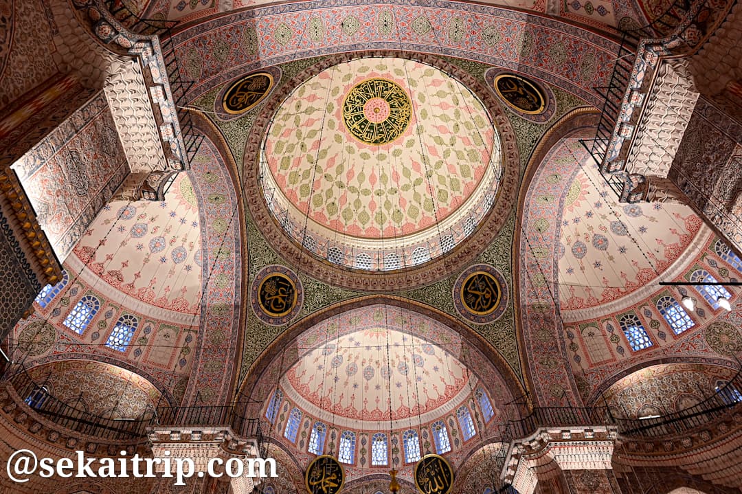 イェニ・モスクの天井装飾