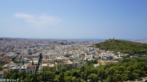 アテナイのアクロポリスからの眺め
