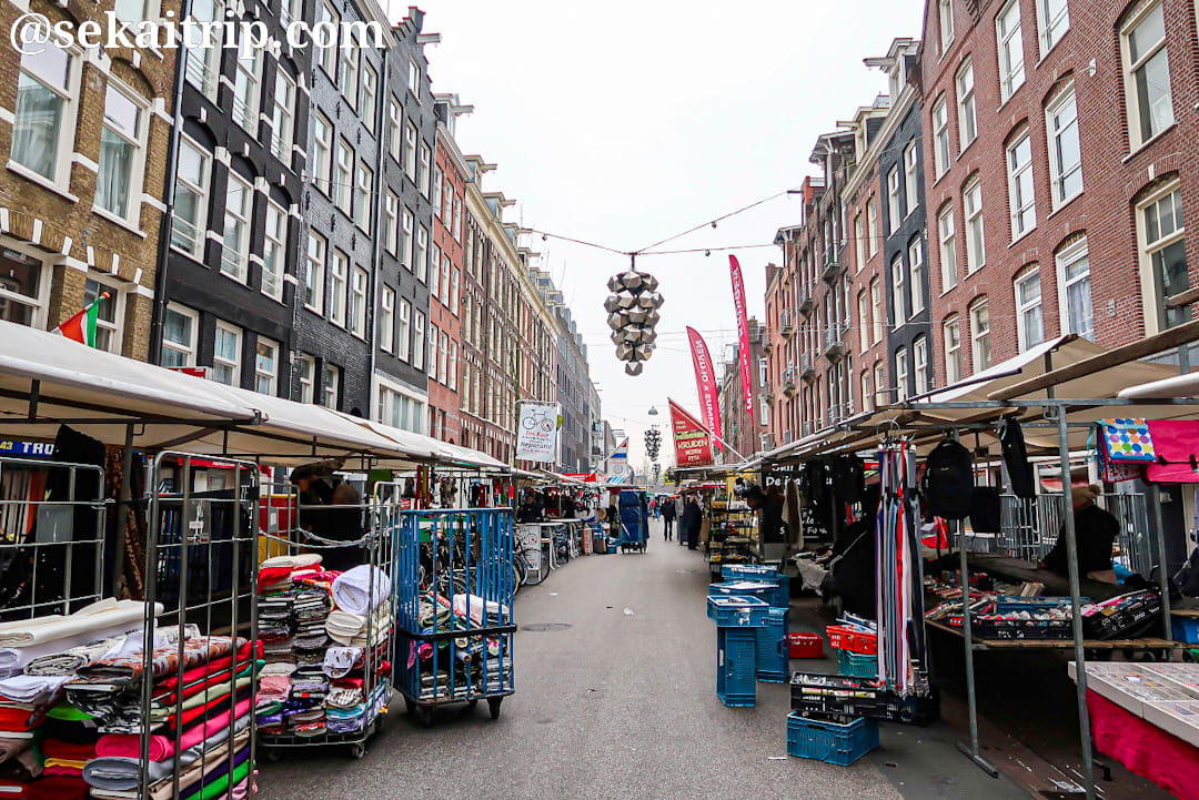 アムステルダムのテン・カーテ市場（Ten Kate Markt）